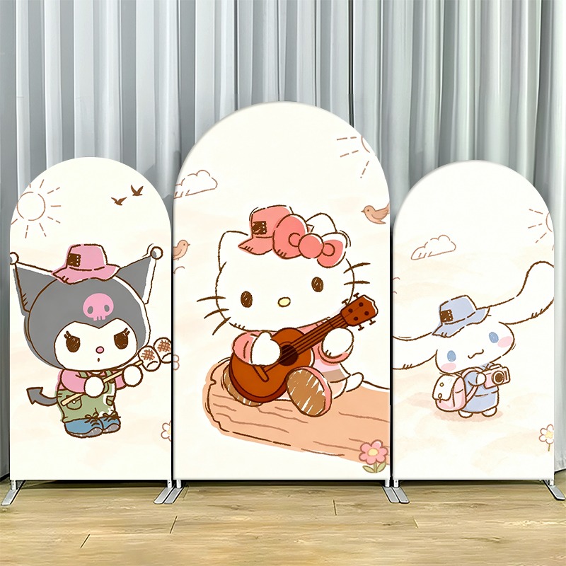 2D 플랫 아치형 배경 커버 싱글 레이어 비신축성 원단 - Outdoor Adventure Birthday Party 리뷰 및 가격